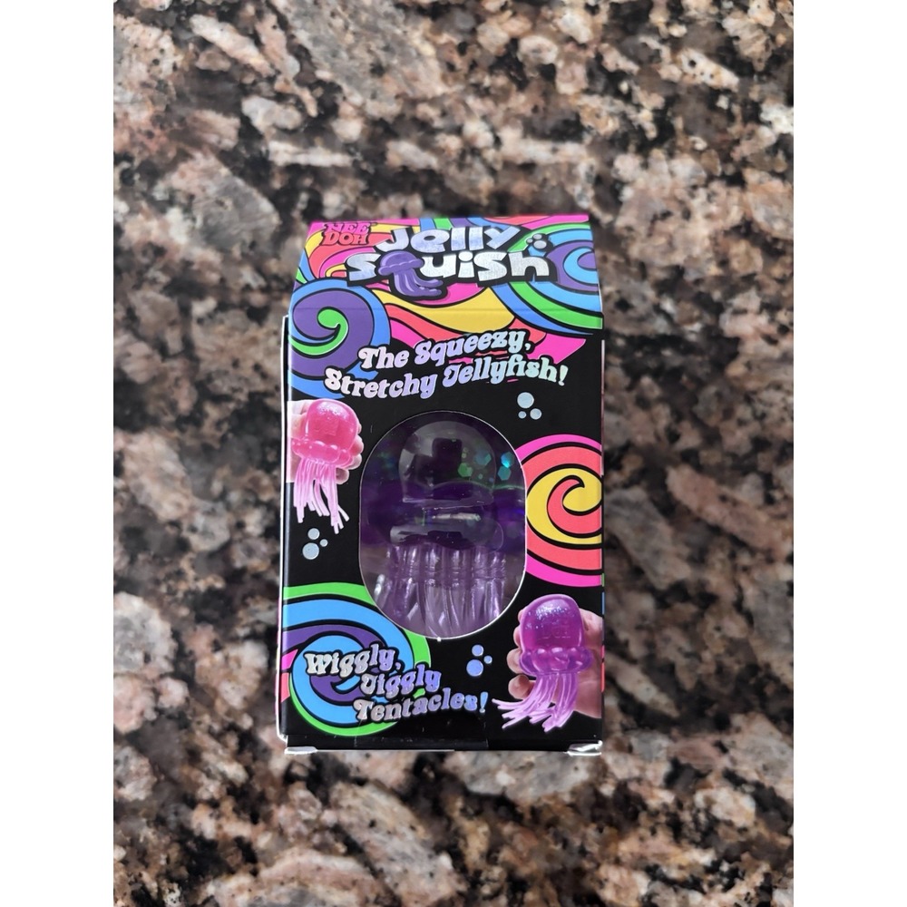 NeeDoh Jellysquish (jellyfish) NEW ON HAND PURPLE Viral Authentic Guarantee - Picture 3 of 6